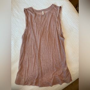 Free people movement pink tank top